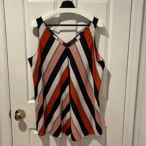 Lane Bryant Chevron Stripe tank 14